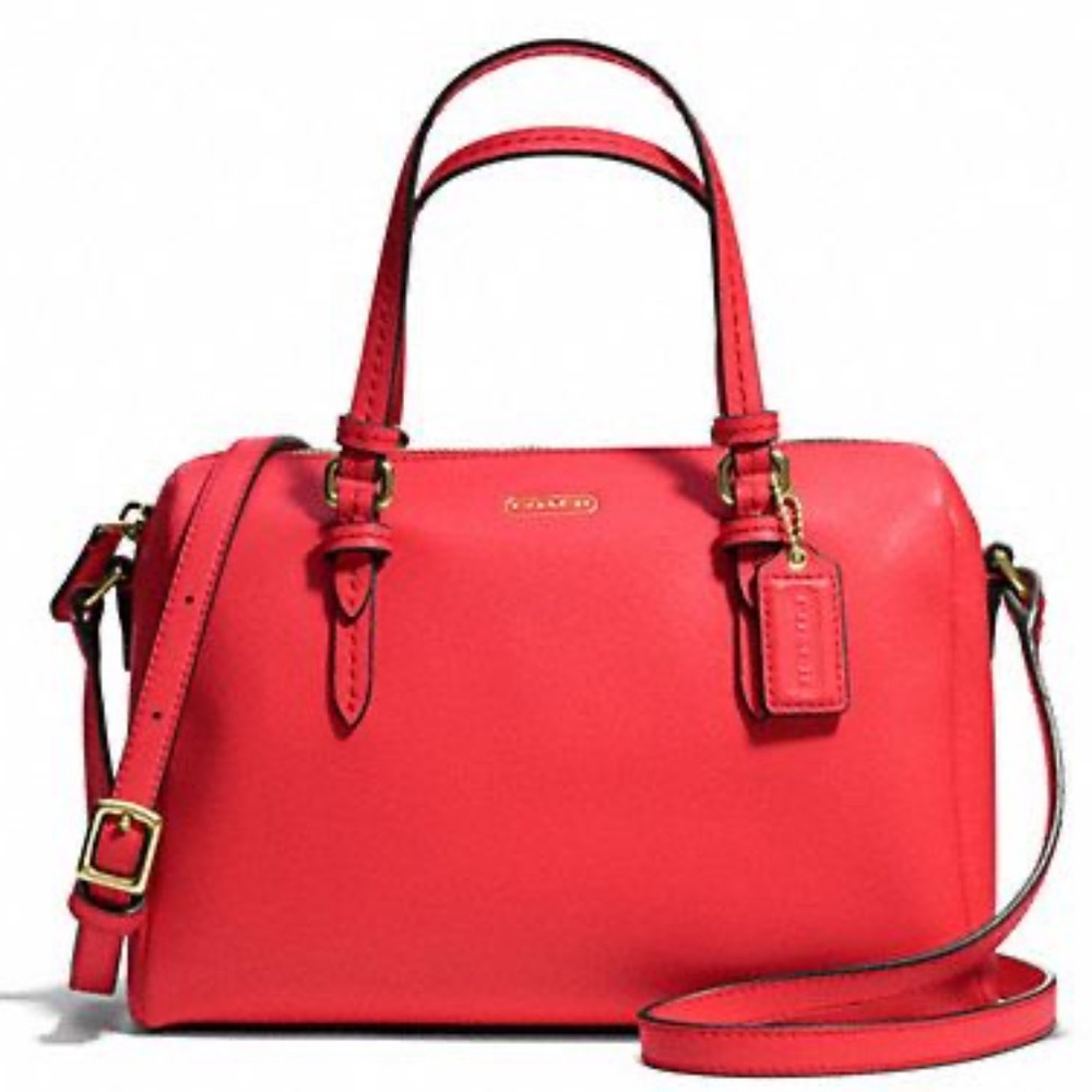 ❤️ Coach handbag crossbody purse red